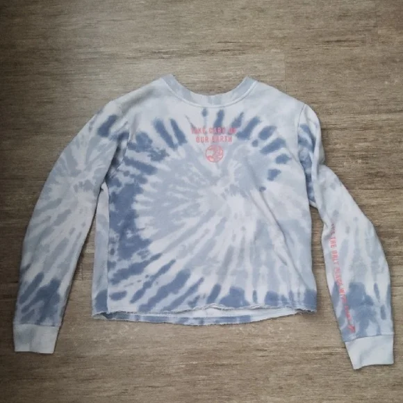 Abercrombie & Fitch Blue Tie-Dye Kids Shirt - Picture 1 of 3
